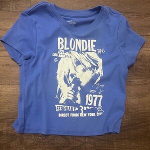 GAP Blue Short Sleeve Graphic Tee